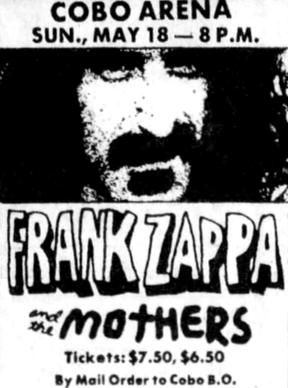 18/05/1975Cobo Hall, Detroit, MI